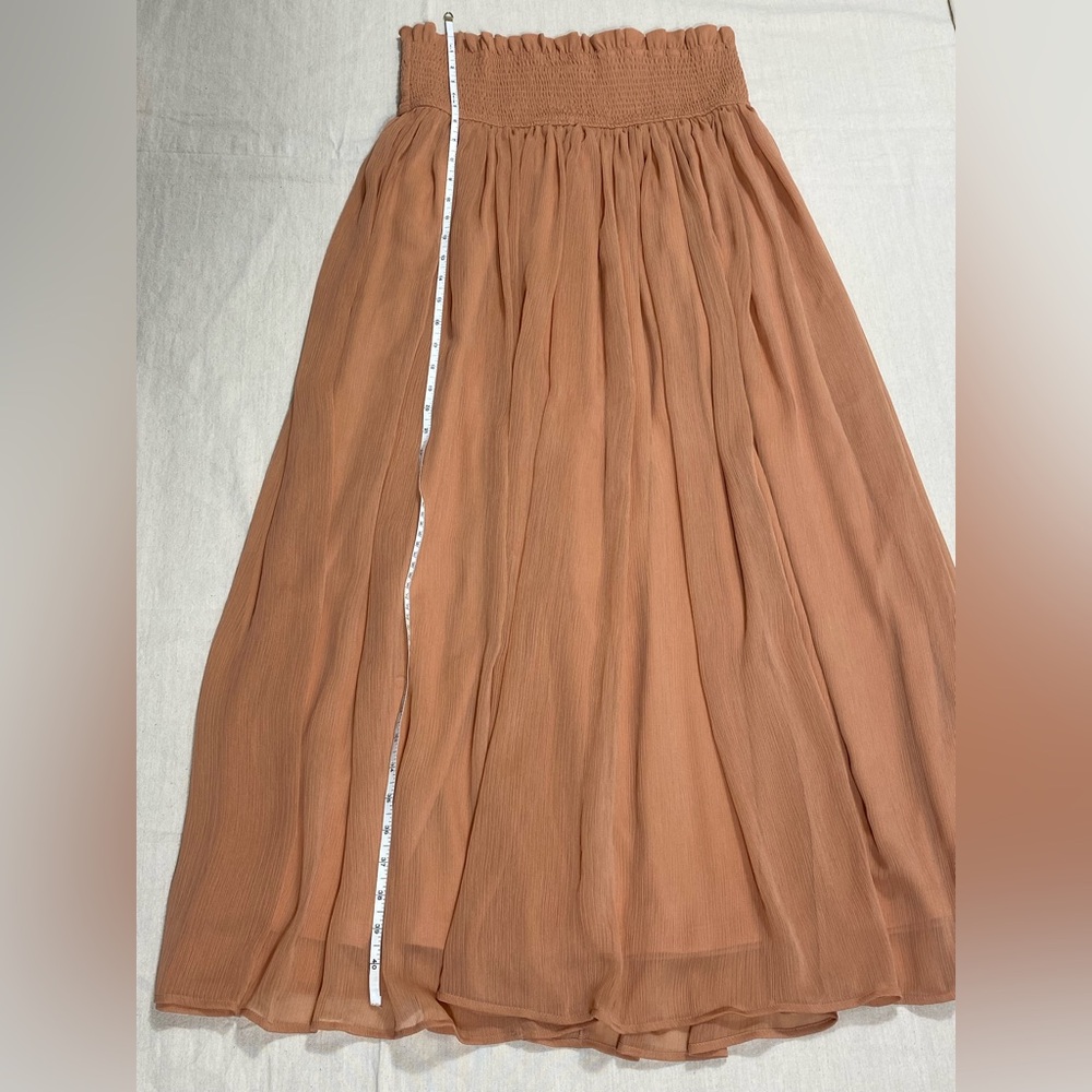 Anthropologie Smocked Sheer Maxi Skirt NWT - Picture 12 of 12